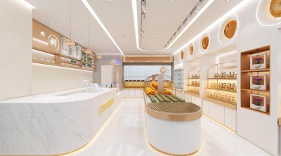 现代蛋糕店3D模型下载